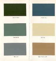 Land Rover Paint Colours Chart