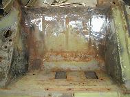 LR - 144002080 - Bulkhead under repair - driver's (LHS)  footwell
