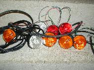 LR - 144002080 - Lights -- Indicator, front side, and brake lights (new)
