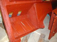 LR - 144002080 - Bulkhead - red-oxide - driver's footwell (lhs)
