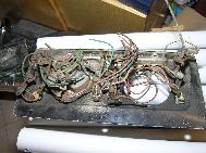 LR - 144002080 - Dashpanel - replacement - black later type with key-starter switch - Rear view
