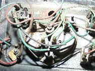 LR - 144002080 - Dashpanel - replacement - black later type with key-starter switch - Rear view - c