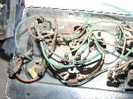 LR - 144002080 - Dashpanel - replacement - black later type with key-starter switch - Rear view - c