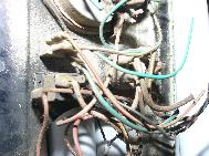 LR - 144002080 - Dashpanel - replacement - black later type with key-starter switch - Rear view - c