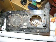 LR - 144002080 - Dashpanel - replacement - black later type with key-starter switch
