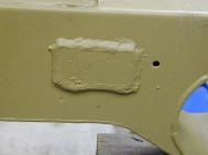 LR - 144002080 - Chassis (Designa) -- new - in primer -- Designa chassis plate
